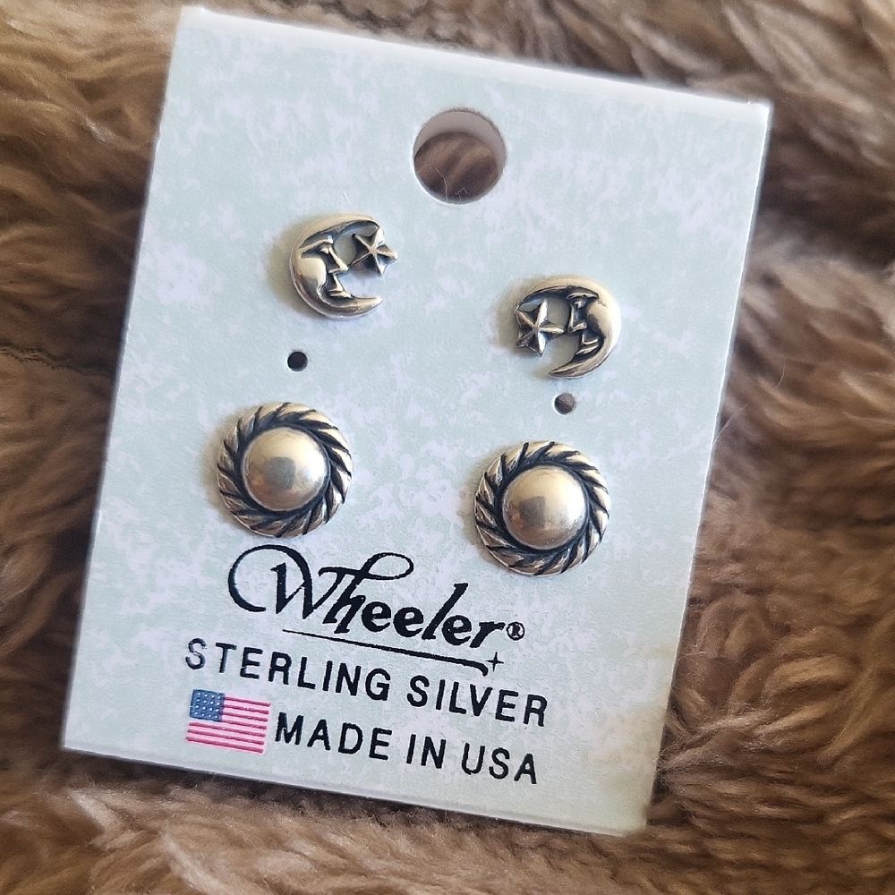 Sterling Silver Earrings Set